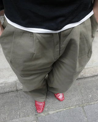 Stitched Shirring Loafers