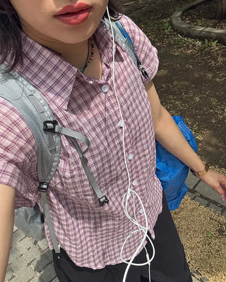 Nylon drawstring backpack