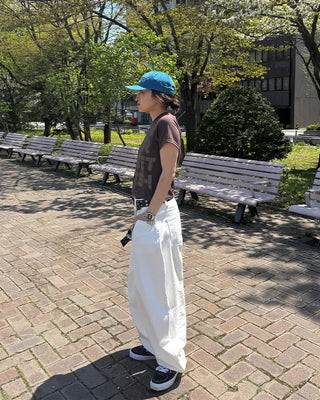 Cotton balloon pants