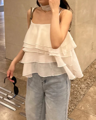 Scarf & Can-Can Camisole Set
