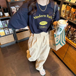 Oversized Lettering T-Shirt