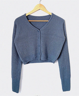 V-neck cardigan