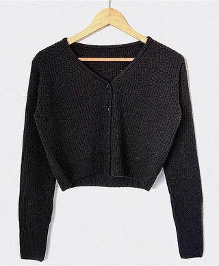 V-neck cardigan