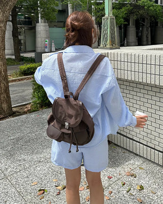 Multi-pocket basic backpack