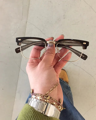 Classic rimless glasses
