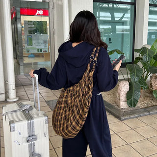 3-way Big Check Shoulder Bag