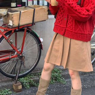 Perrt Suede Midi Skirt