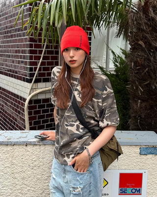 Camo Ringer T-shirt