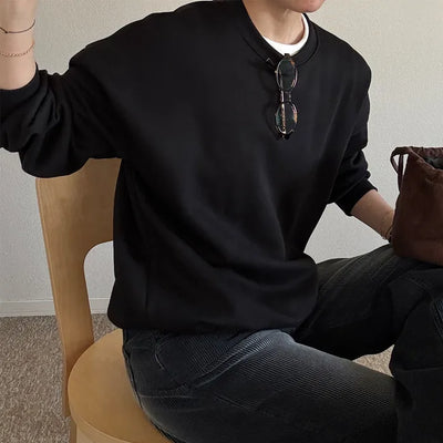 Basic brushed sweatshirt
