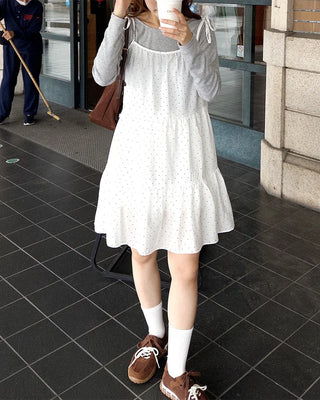 Polka Dot Mini Camisole Dress