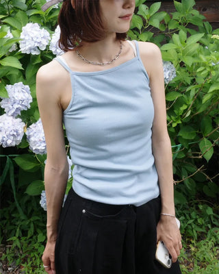 Boat neck basic camisole