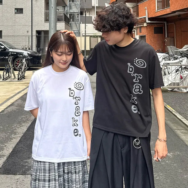 (Unisex) Kitsch Side Graphic Short-Sleeve T-Shirt