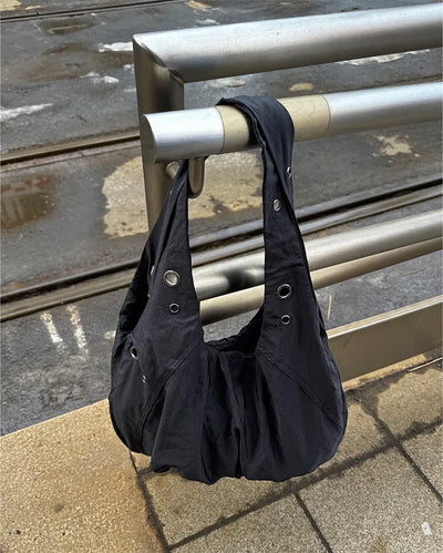 Gathered Big Shoulder Bag