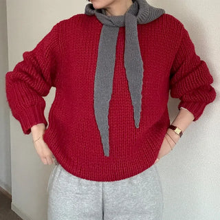 Vivid gauge knit sweater