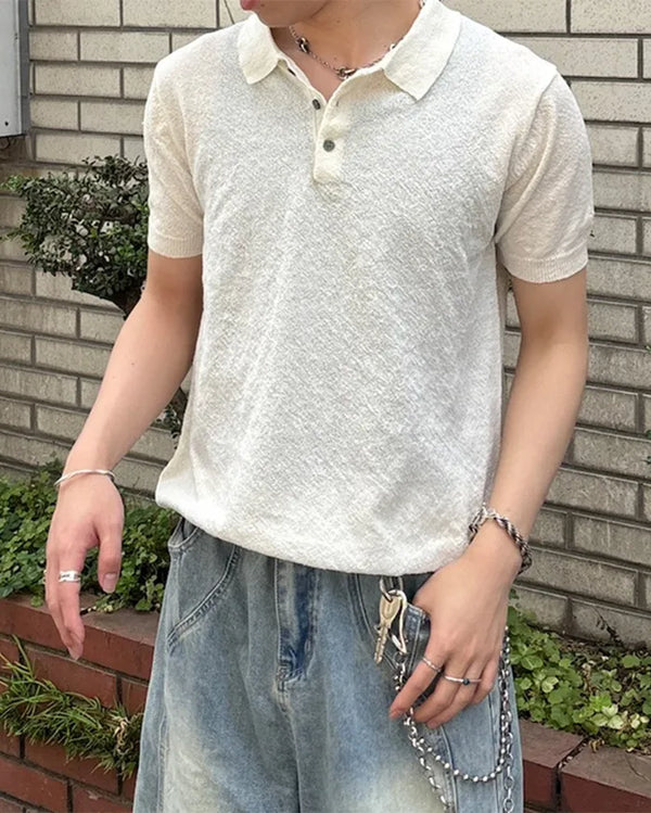 Button Boucle Summer Knit