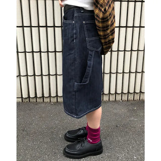 Bermuda denim pants