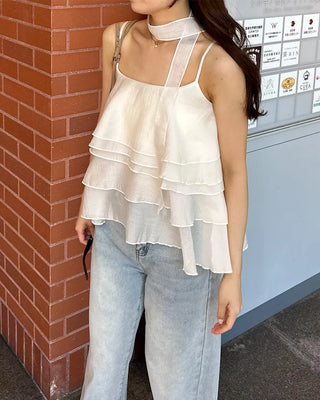 Scarf & Can-Can Camisole Set
