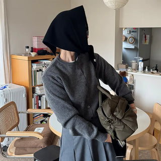Simple Round Cardigan