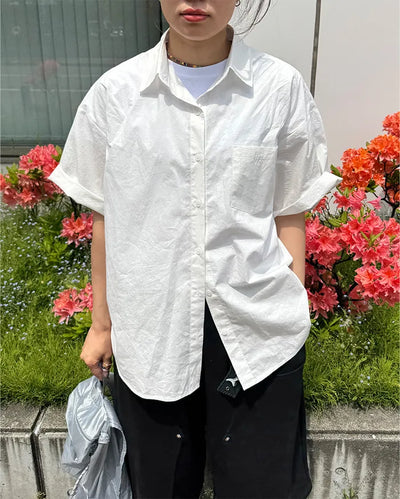 One-pocket half shirt