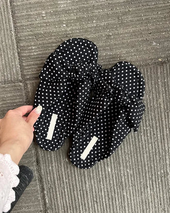 Big Ribbon Mule Sandals