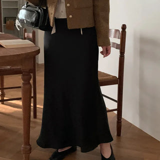 Emiller satin skirt