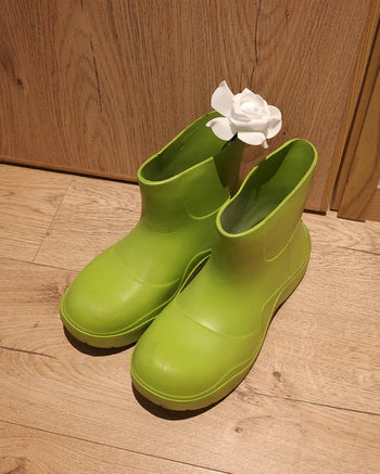 Mid-calf rain boots