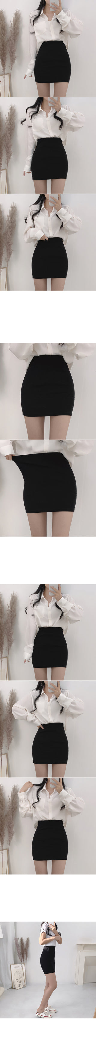 Span H-line mini skirt