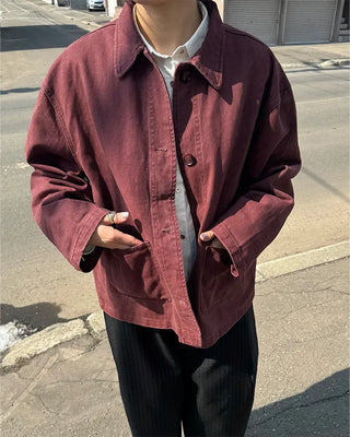 Two-pocket collar jacket