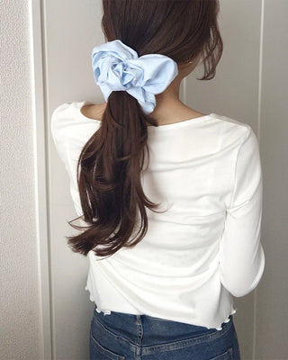 Ribbon detail scrunchie