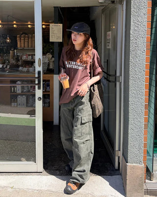 Cargo string pants