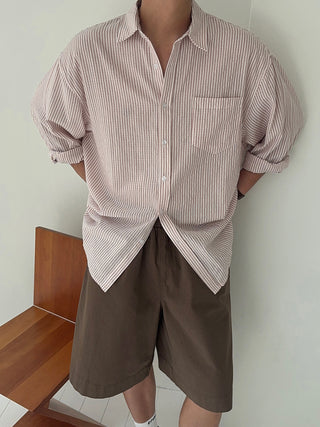 Norton Oversized Cool Stripe Shirt