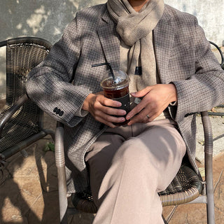 Floor Wool Check Jacket (3 colors)