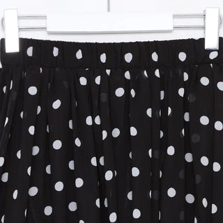 Polka dot long skirt