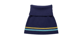 [NECY] Color Block Stripe Knit Skirt