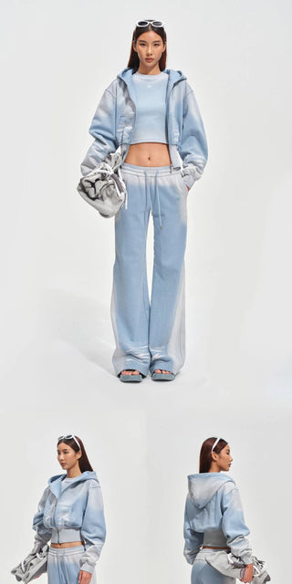 [NOTAWEAR] Sand Washed Flare Sweatpants