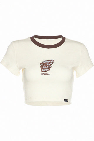 retro casual slim short top