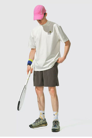 [Monterest] Tennis Print Cotton T-Shirt