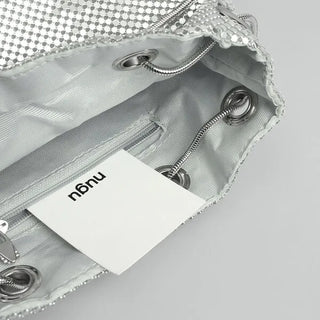 Sequin chain bag
