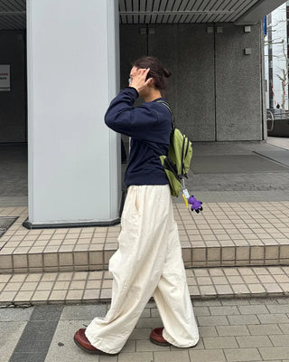 (Unisex) Rivet Tuck Balloon Pants