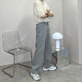 welldone gray denim pants