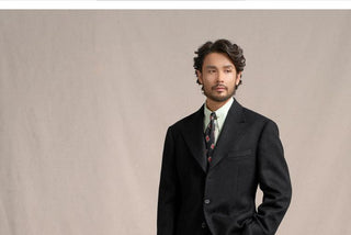 [CULTUM] 1930s Wool Twill Peak Lapel Suit