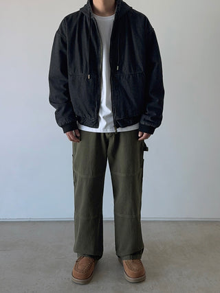 Sonic Puffer Denim Padded Jumper