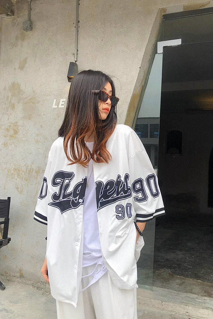 retro loose baseball jersey Uncut Trends