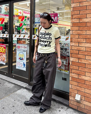 Fruit lettering T-shirt
