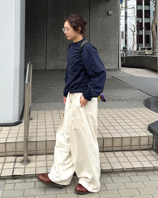 (Unisex) Rivet Tuck Balloon Pants