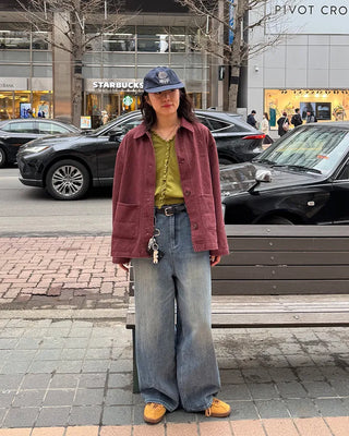 Two-pocket collar jacket