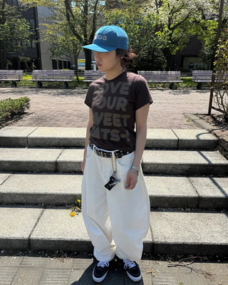 Cotton balloon pants