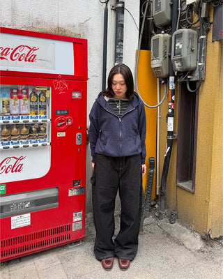Cropped oversized hoodie