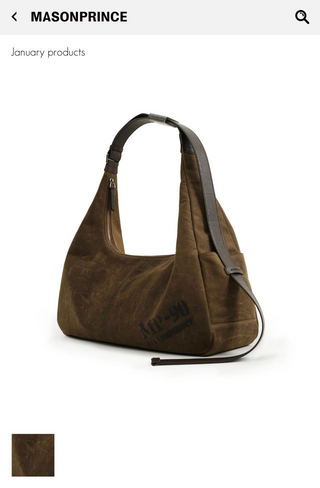 MASONPRINCE Canvas Crossbody Bag