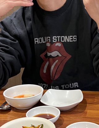 Rolling Pigment Fleece Sweatshirt